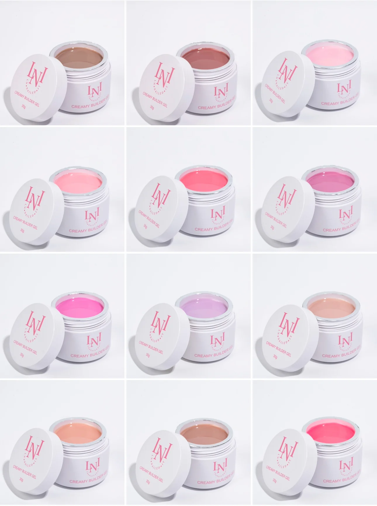 Creamy Builder Gel Bundle (001 - 030) - Image 3